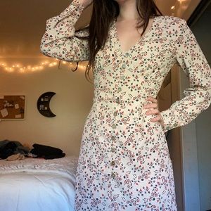 Floral mini dress from Nasty Gal